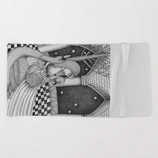 The Star Flowers (1) Beach Towel