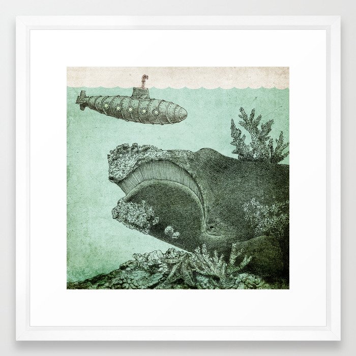 Leviathan Framed Art Print by opifan64 | Society6