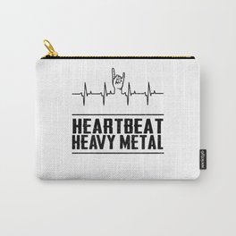 Heavy Metal Music Heartbeat Carry-All Pouch