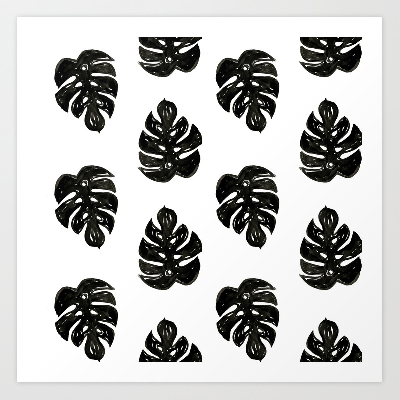 Linocut Sketchy Monstera Leaf Black And White Tropical Pattern Print Home Decor Nursery Patterns Art Print By Monoo Society6 80,000+ vectors, stock photos & psd files. linocut sketchy monstera leaf black and white tropical pattern print home decor nursery patterns art print by monoo