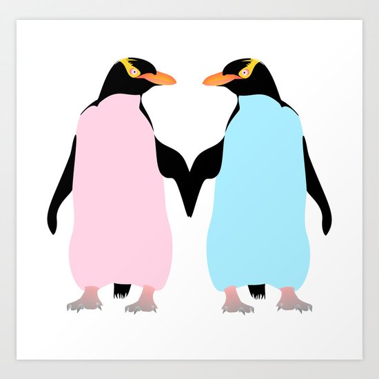 Penguins Art Print