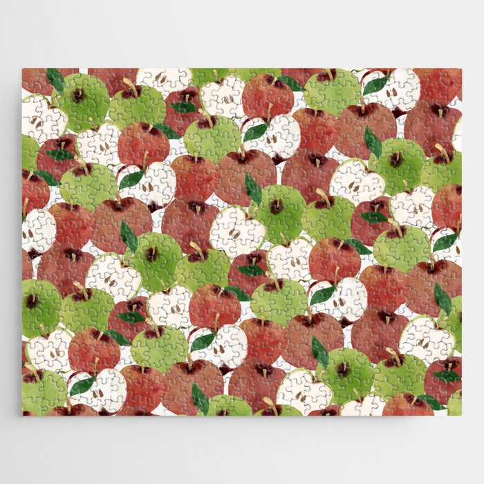 Still life of french apples Jigsaw Puzzle