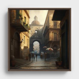 Napoli XVII Framed Canvas