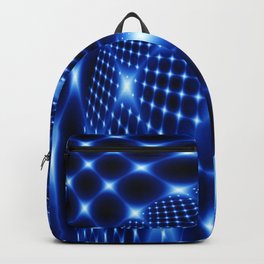 Glowing net fractal Backpack