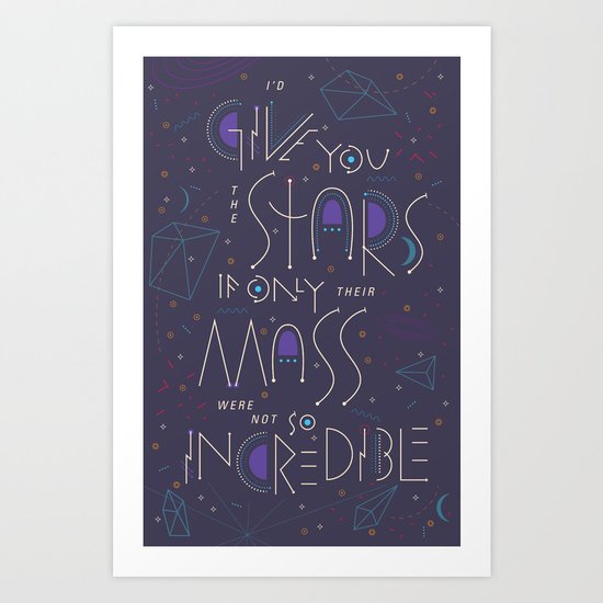 Haikuglyphics - Dear Someone Art Print