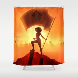 My Ancestors Are With Me Shower Curtain