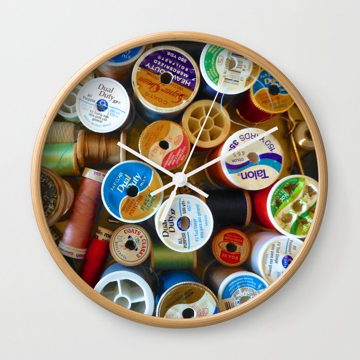 Spools Wall Clock