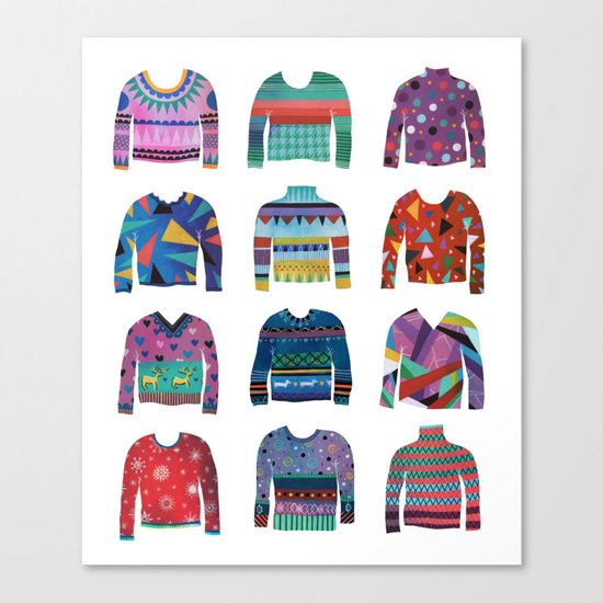 Sweater Poster Canvas Print