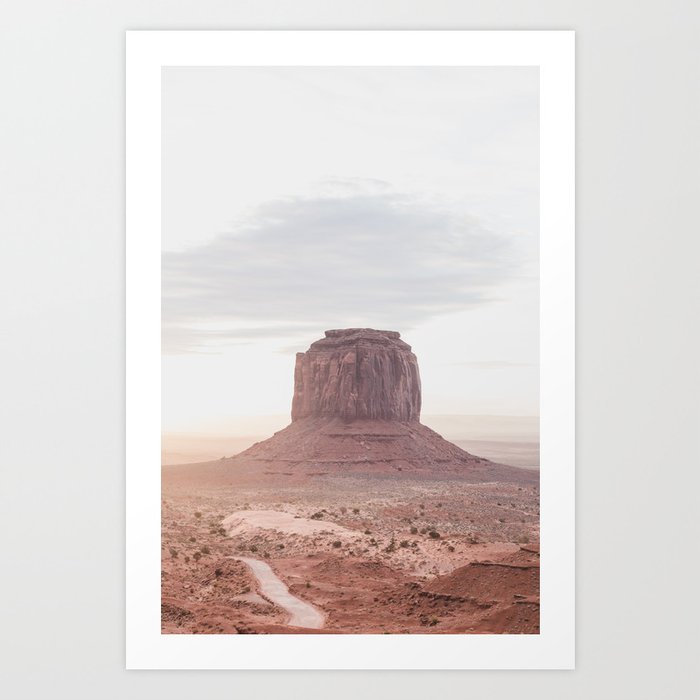Merrick Butte - Monument Valley Sunrise Desert Photography Art Print