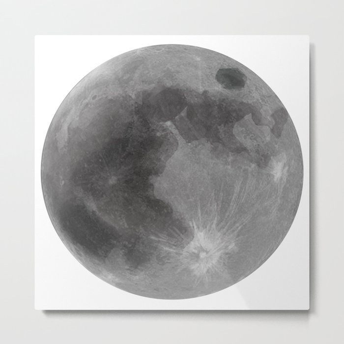 Moon Metal Print