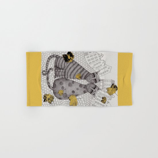 Two Cats Without Hats Hand & Bath Towel