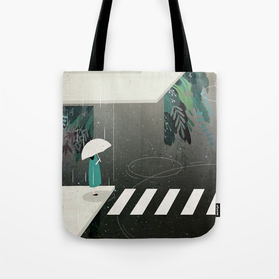 let it rain Tote Bag