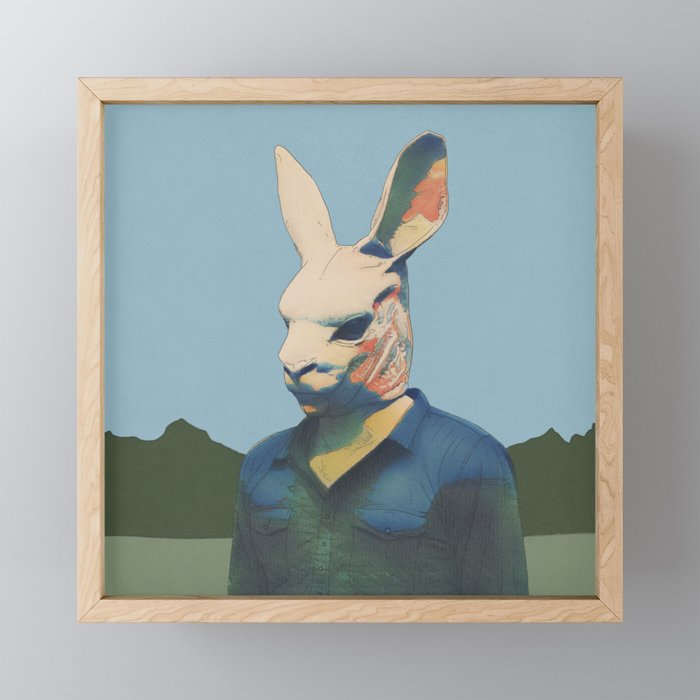 Year of the Rabbit Framed Mini Art Print
