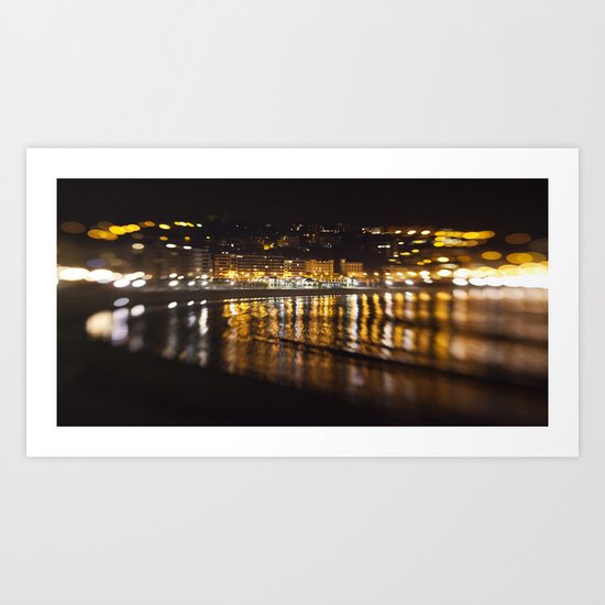 La Concha, San Sebastián Art Print