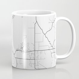 Durango - Colorado - US Gray Map Art Coffee Mug