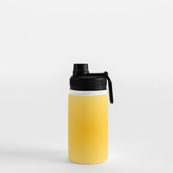 Yellow Gradient Aesthetic Sunshine Water Bottle by trajeado14