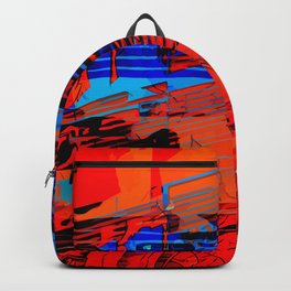 City Speed 2049 Backpack | Abstract, Poster, Graphicdesign, Bold, Bladerunner2049, Bladerunner, Bright, Digital 