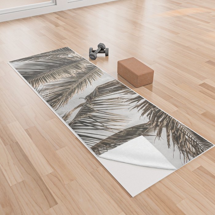 Tropical Palm Trees Yoga Towel