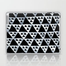 Silver Triangles No. 2 Laptop Skin