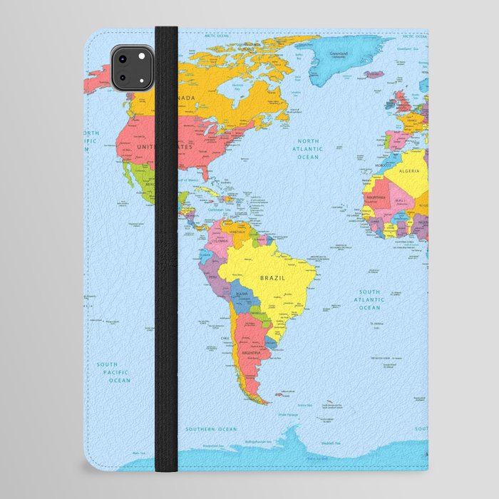 world map - academic iPad Folio Case