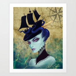 Lady of the Sea Art Print