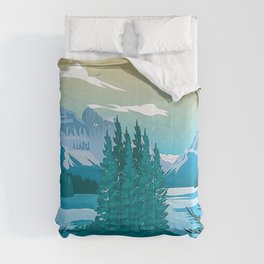 Jasper National Park Comforter