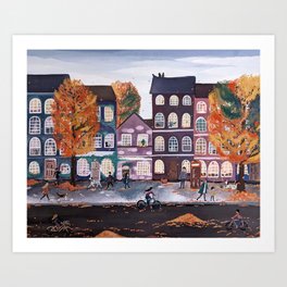 Autumn in London Art Print