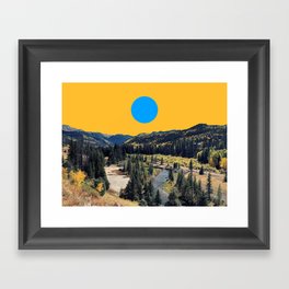 Yellow Framed Art Print