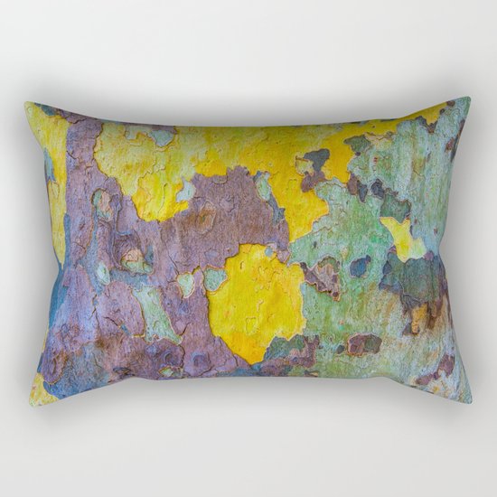 Face of Tree Rectangular Pillow