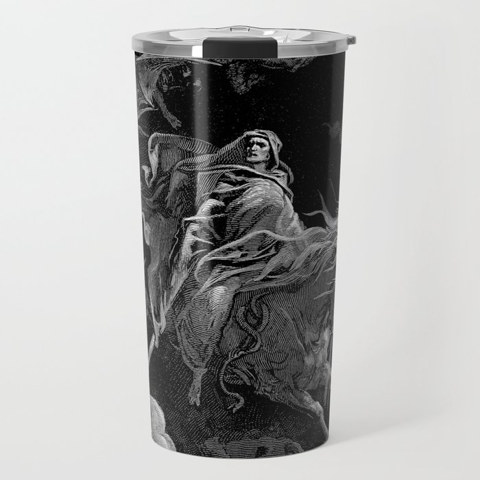 Death on the Pale Horse Gustave Dore Travel Mug