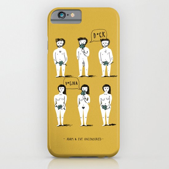 Adam & Eve Uncensored iPhone & iPod Case