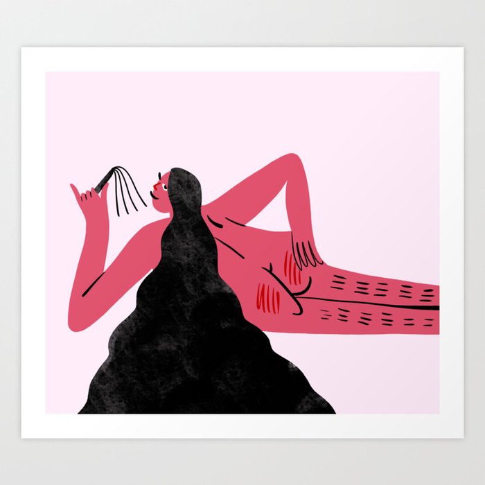 Spank, Nude Body Positive Woman Art Print