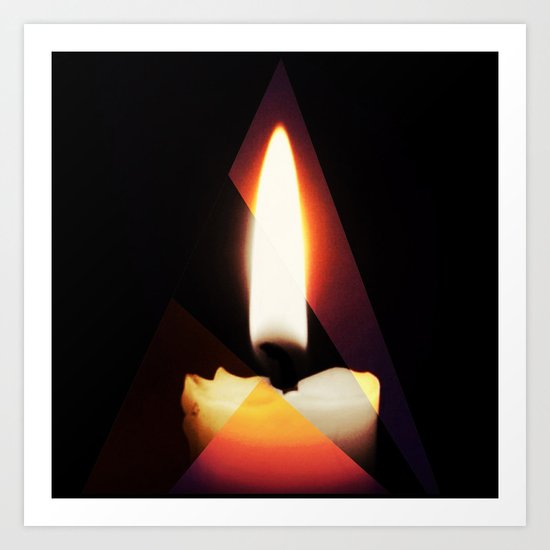 Tri-Flame Art Print