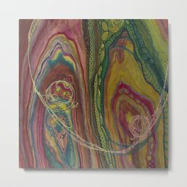 Sublime Compatibility (Intimate Reciprocity) Metal Print | Nature, Sci-Fi, Painting, Abstract 