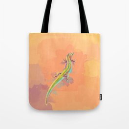 Desert Colors - Lizard Illustration Tote Bag
