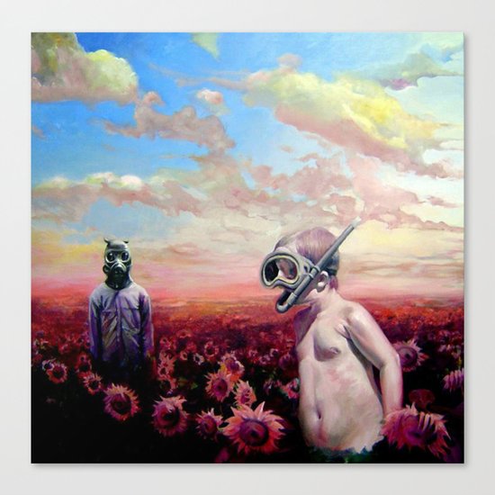 Come on little Timmy Canvas Print