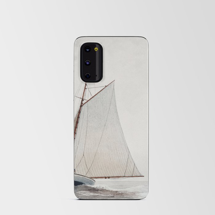 Sailing off Gloucester (ca.1880) Android Card Case