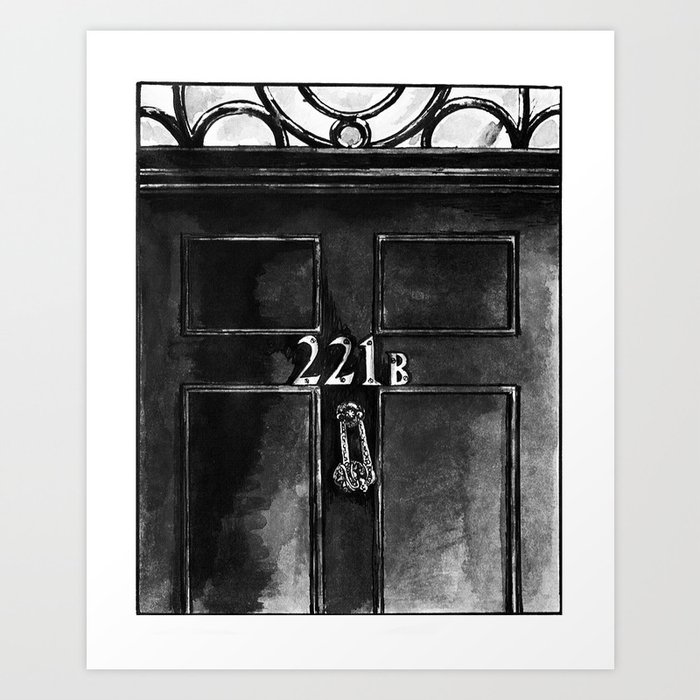 221b Baker Street Art Print By Theodoras Society6