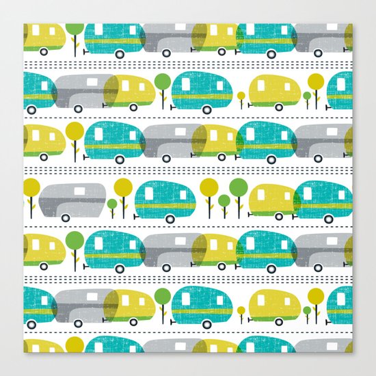 Caravan Canvas Print