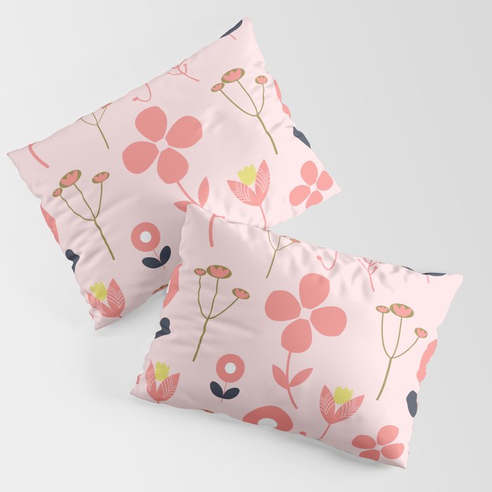 Flower Pattern Design Pillow Sham