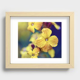 Showers on April Flowers Recessed Framed Print