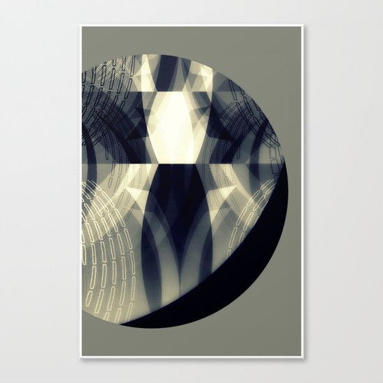 The moon is almost full tonight Canvas Print