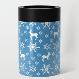 Snowflake Deer Pattern Can Cooler