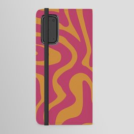 14 Abstract Liquid Swirly Shapes 220725 Valourine Digital Design Android Wallet Case