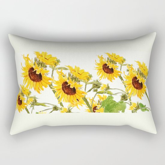 sunflowers Rectangular Pillow