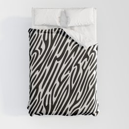 Zebra Skin Stripes Duvet Cover