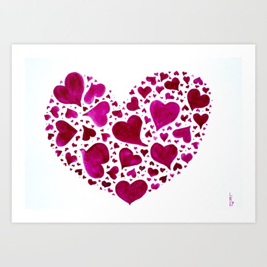 Heart Art Print