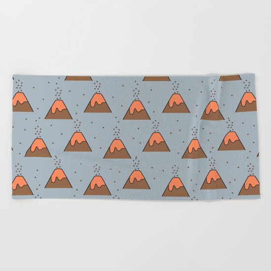 Volcano Pattern #2 Beach Towel