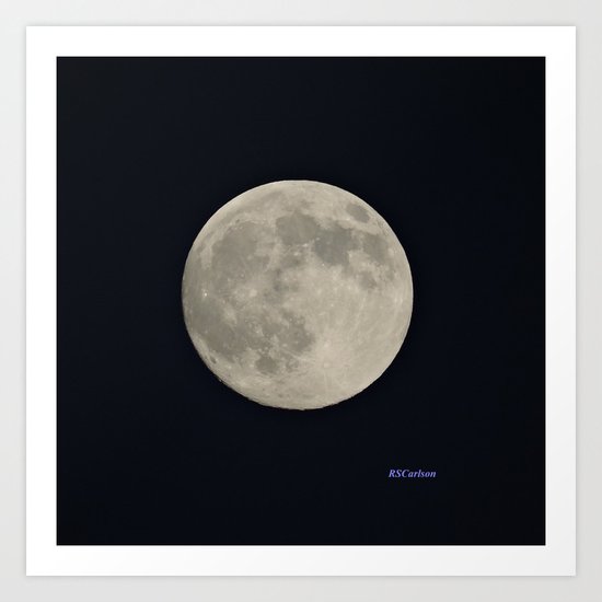 Another August Moon Art Print