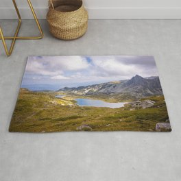 Above the lakes Rug